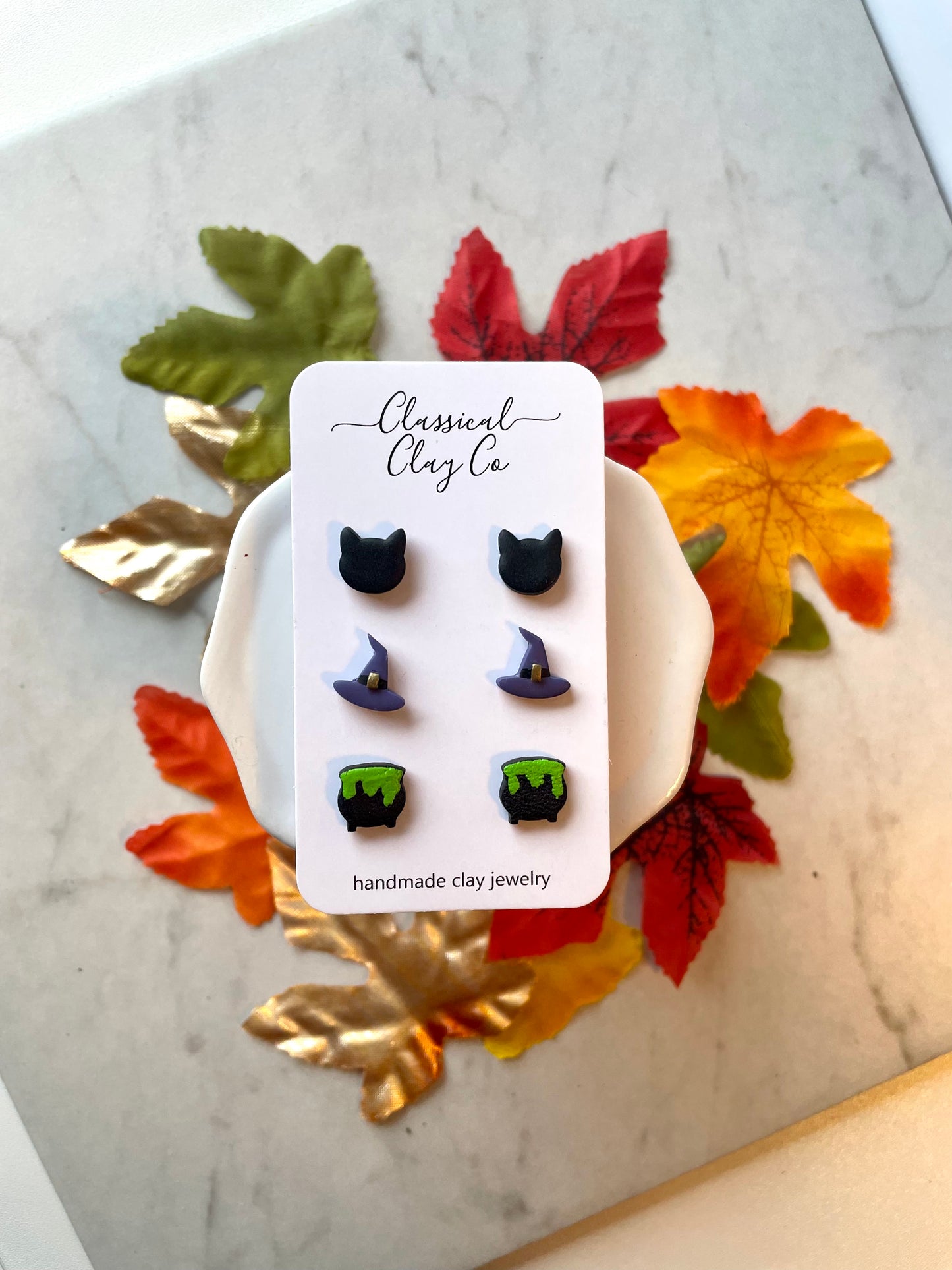 Witchy Stud Pack Mini Polymer Clay Earrings
